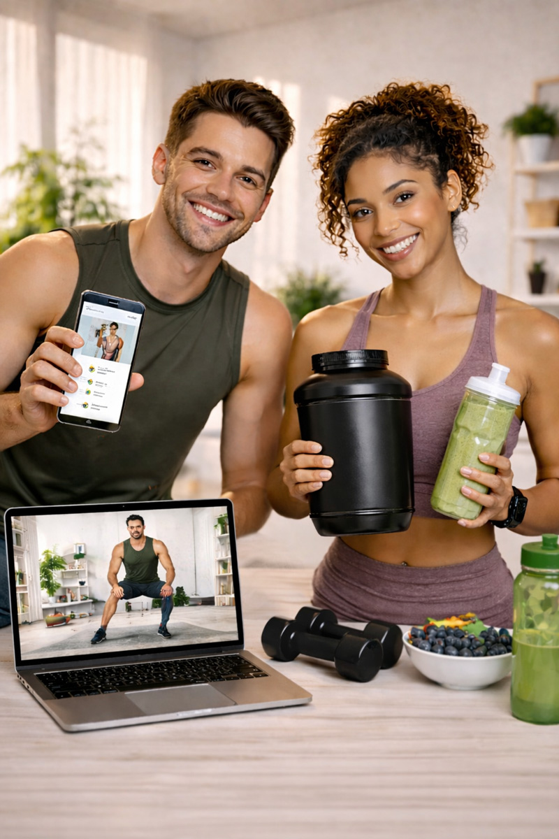 Subscription creator promoting online course content to drive signups from video